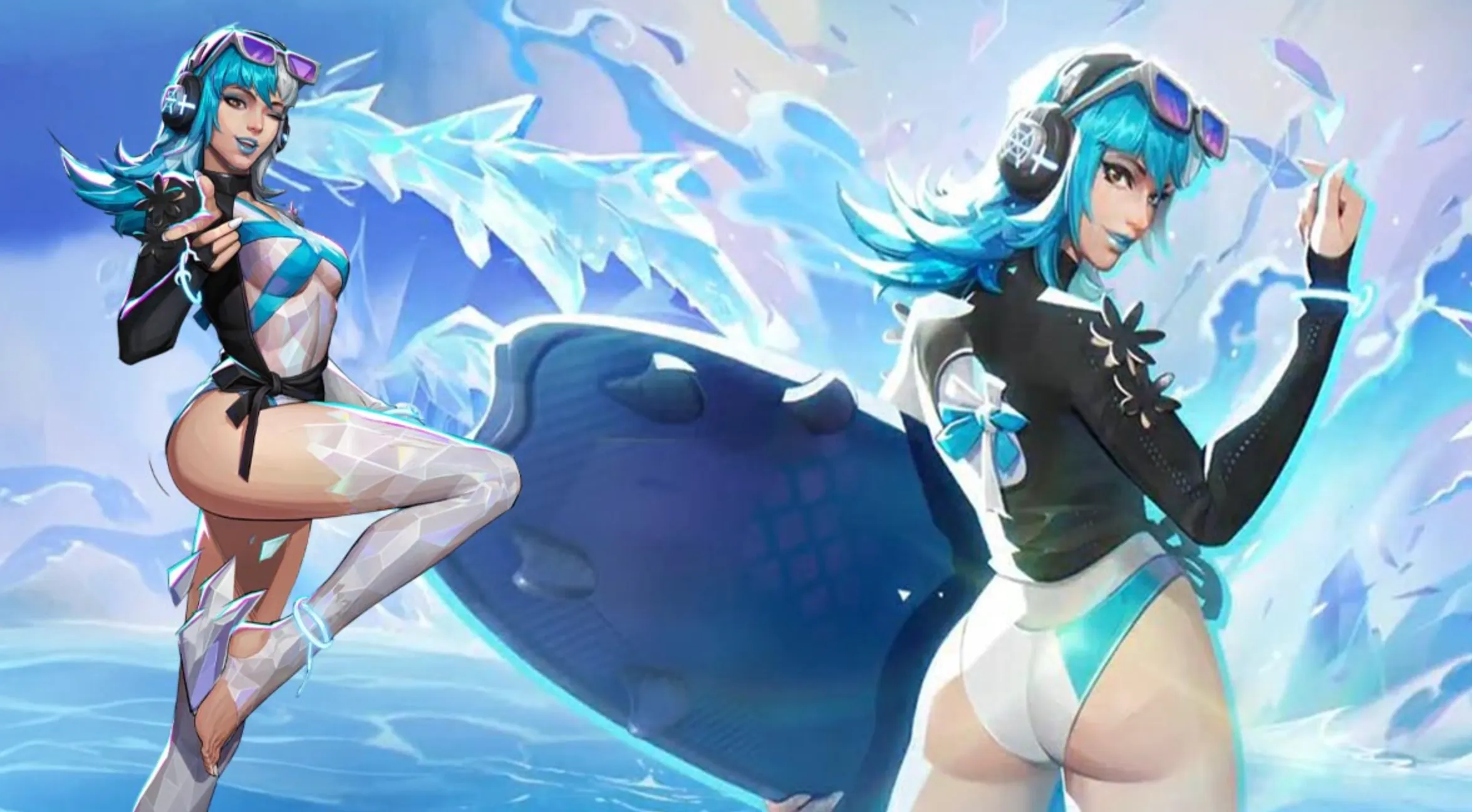 Luna Snow and rogue duo